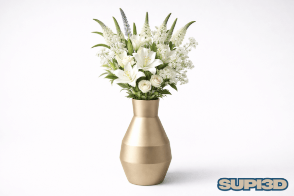 3D Luxury Vase 009: Elevate Your Visual Design