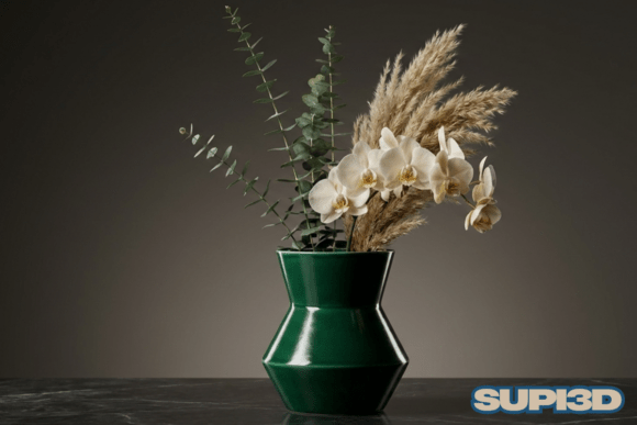 3D Luxury Vase 010: Elevate Your Visual Design