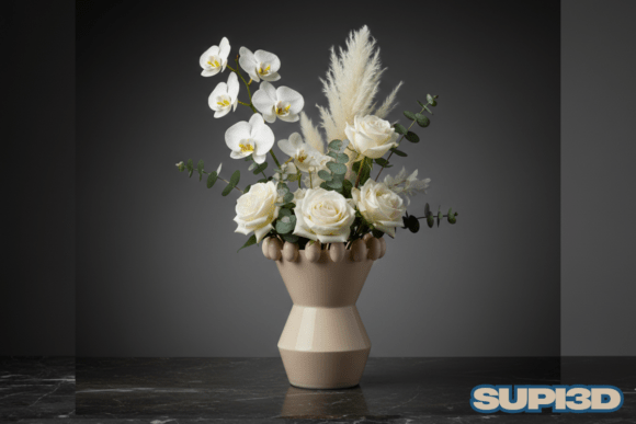 3D Luxury Vase 014: A Digital Blueprint for Timeless Home Décor