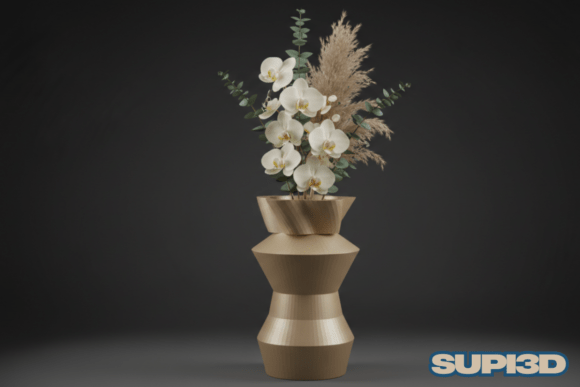 3D Luxury Vase 015: A Digital Blueprint for Timeless Home Décor
