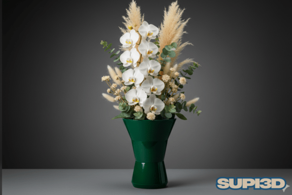 3D Luxury Vase 023: A Strategic Asset for Digital Design and Home Décor