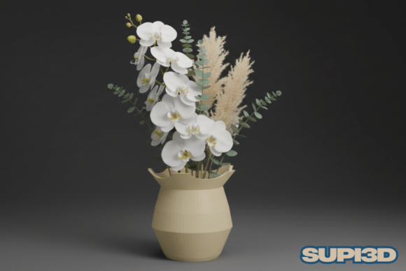 3D Luxury Vase 025: A Digital Design Guide