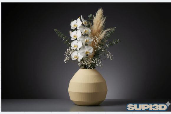 3D Luxury Vase 028: Redefining Modern Home Décor with Digital Design