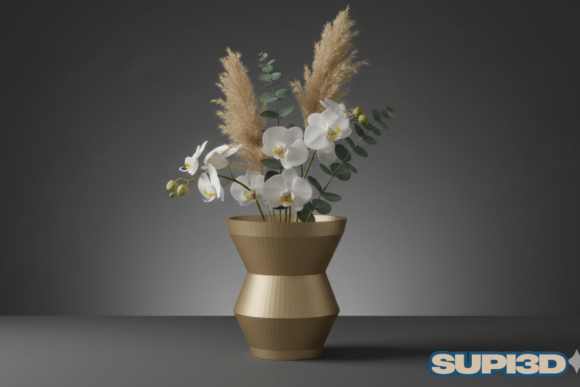 3D Luxury Vase 029: Timeless Elegance in Digital Form