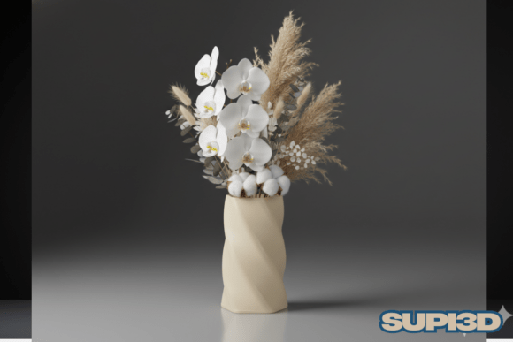 3D Luxury Vase 031: Timeless Elegance in Digital Form