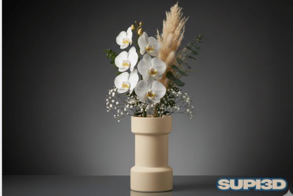 3D Luxury Vase 039: A Timeless Digital Design