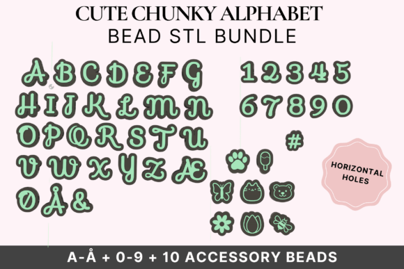 Alphabet Bead STL Bundle: A Comprehensive Evaluation