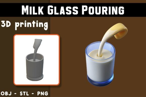 Bringing Magic to Life: The Milk Glass Pouring 3D Model