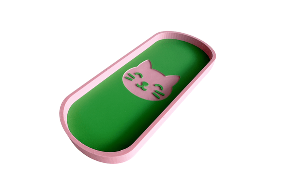 Cat Glasses Tray 3D Print File: A Purr-fect Solution for Eyewear Organization