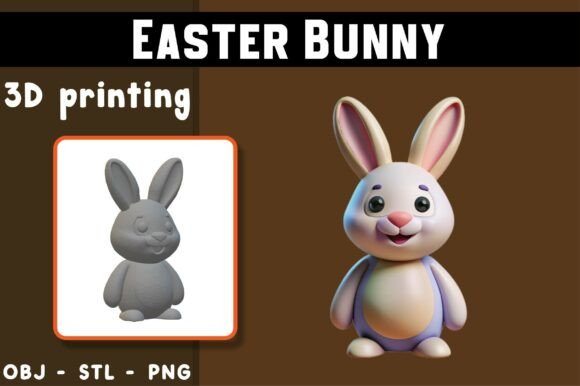 Easter Bunny 3D Model: Bring Magic Home