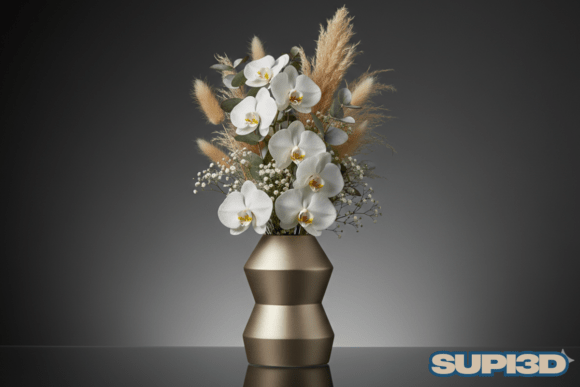Elevating Interiors with the 3D Luxury Vase 047: A New Era of Digital Design
