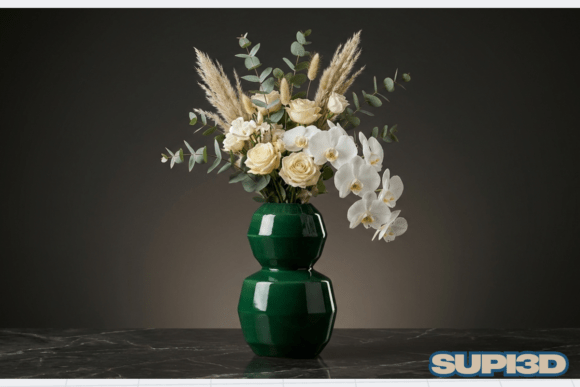 Evaluating the 3D Luxury Vase 011 Digital Model
