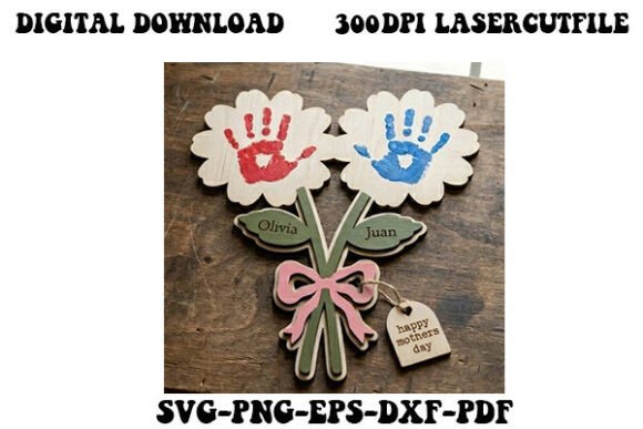 LaserCutfile Mother's Gift Keepsake