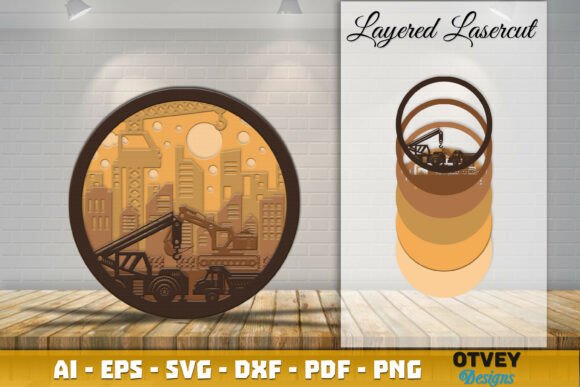 Layered Construction Scene: A Guide to Precision and Depth