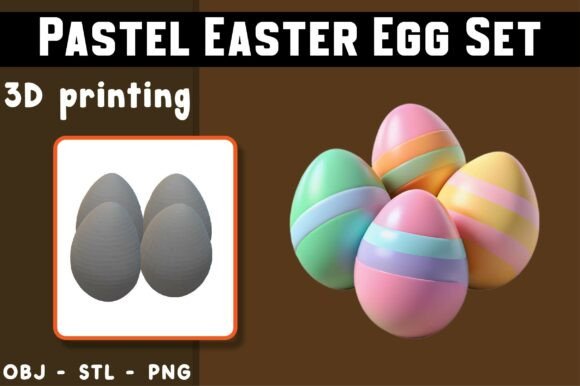 Pastel Easter Egg Set 3D Model: A Guide to Digital Creativity