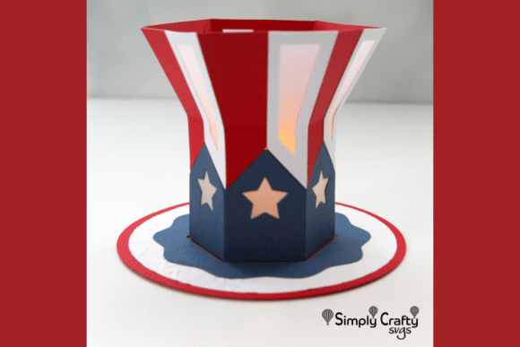 Patriotic Hat Tealight Holder SVG: A Festive Craft for Every Occasion
