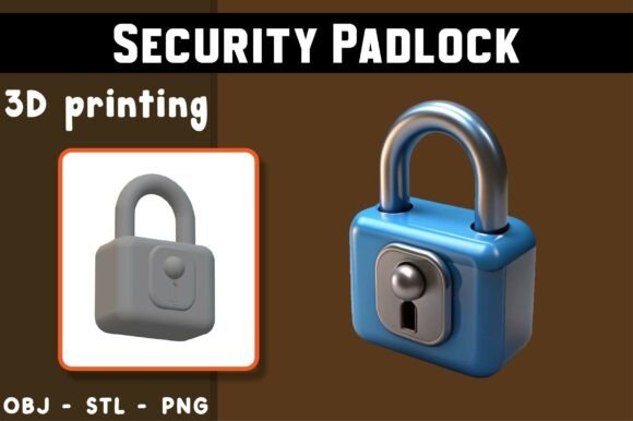 Security Padlock 3D Model: A Creative Journey