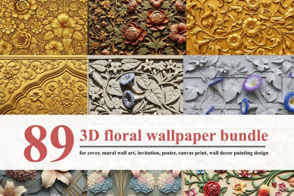 Transforming Spaces with 3D Floral Wallpaper for Decor Wall Art